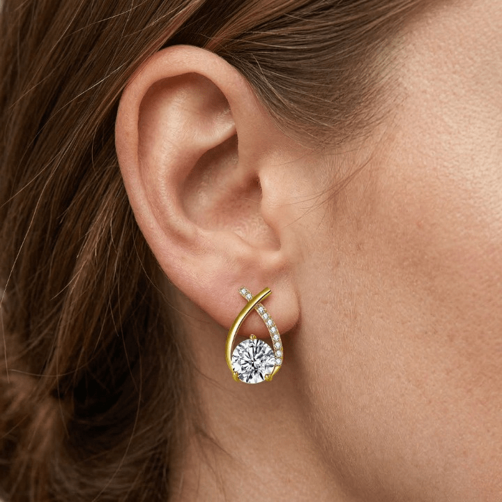 Boucles d'oreilles Dorées Arielle
