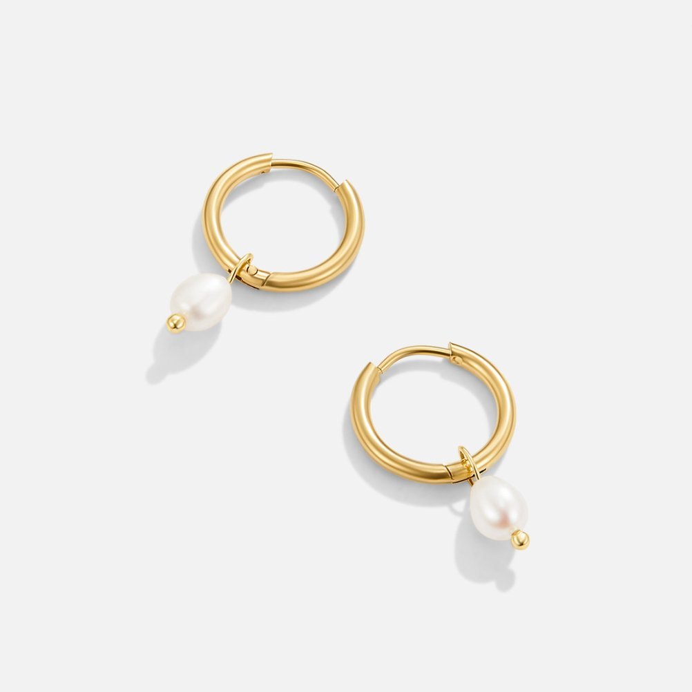 Bella Boucles d'oreilles perles d'eau douce