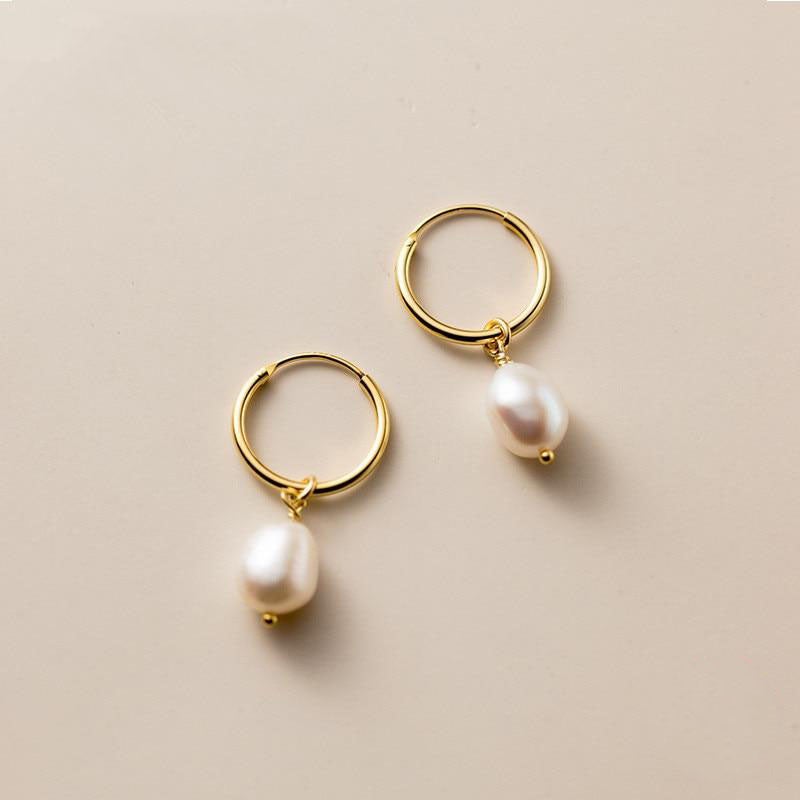 Bella Boucles d'oreilles perles d'eau douce