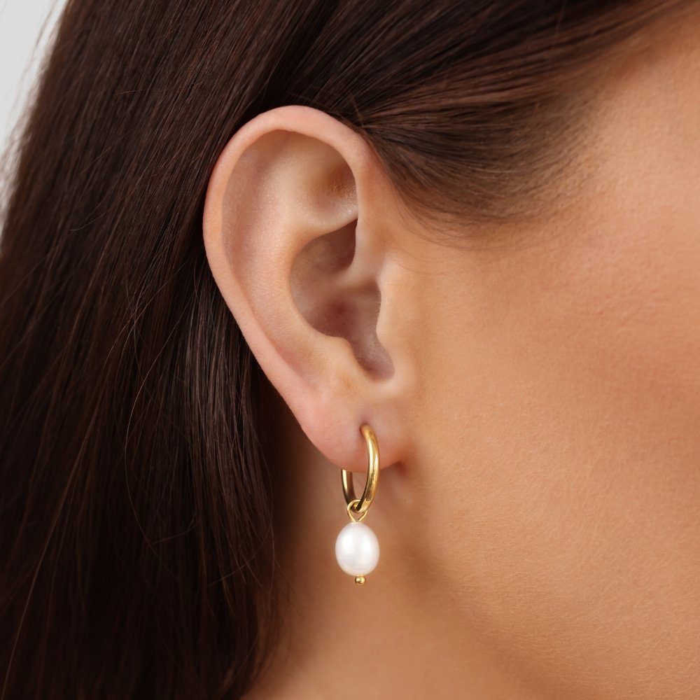 Bella Boucles d'oreilles perles d'eau douce