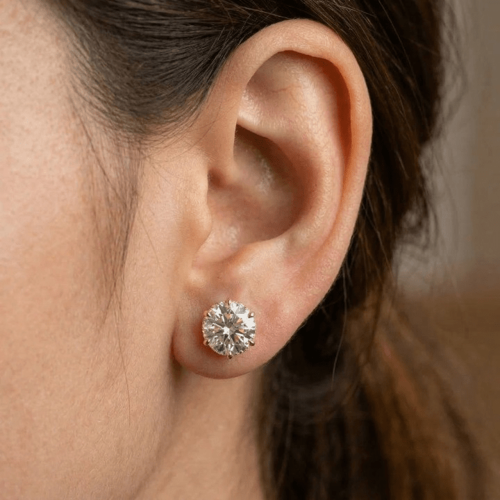 Boucles d'oreilles Chics Or Blanc Tera