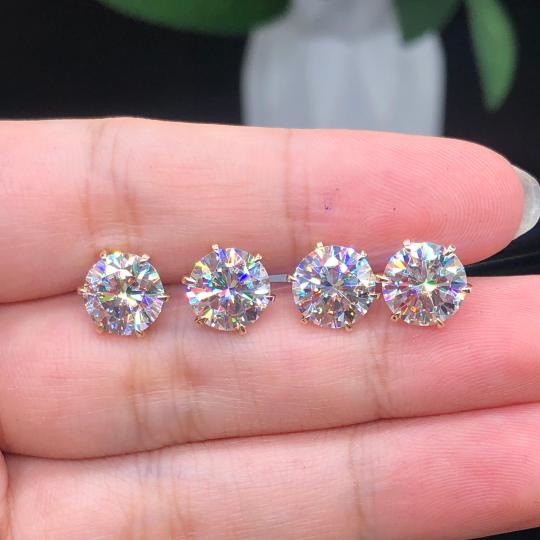 Boucles d'oreilles Chics Or Blanc Tera