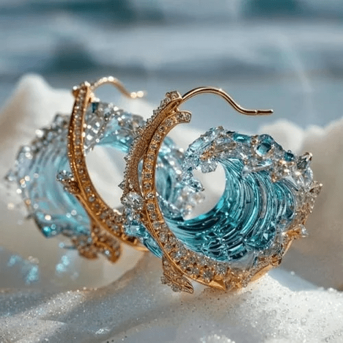 Boucles d'oreilles Esprit de l'Océan