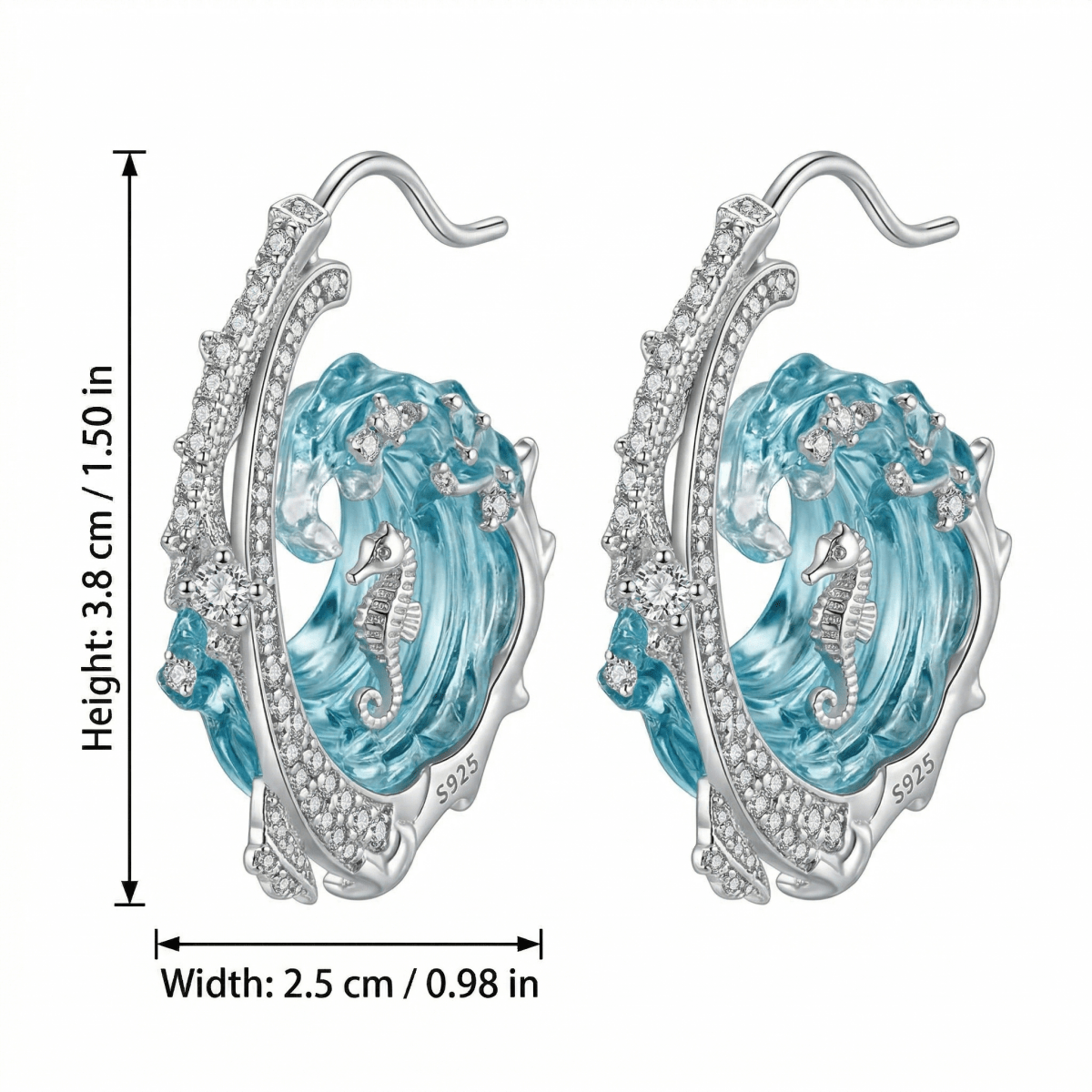 Boucles d'oreilles Esprit de l'Océan