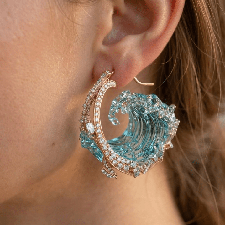 Boucles d'oreilles Esprit de l'Océan