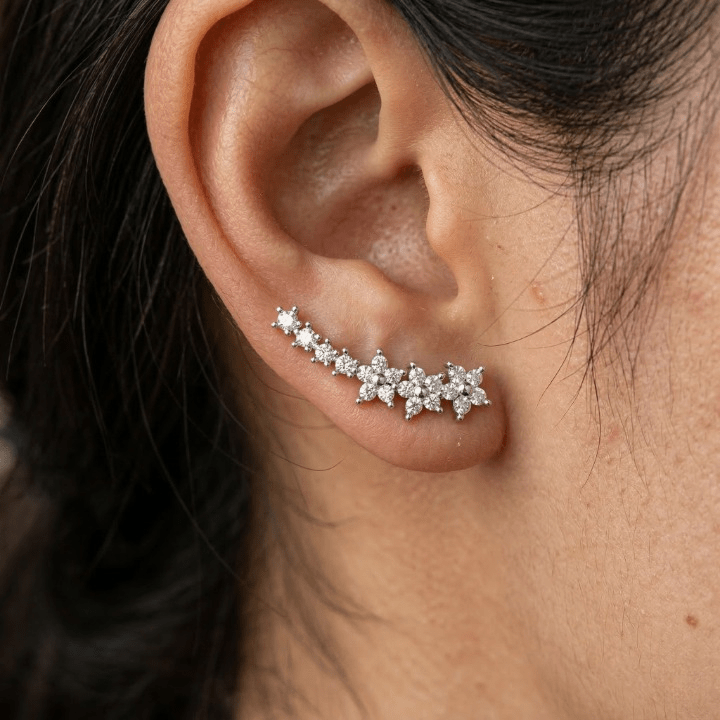Boucles d'oreilles Fleurs Intemporelles (Stock limité)