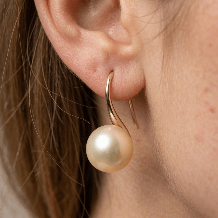 Boucles d'oreilles Gouttes Élégantes avec Perles