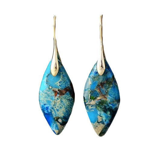 Boucles d'oreilles Gouttes en Pierre Naturelle