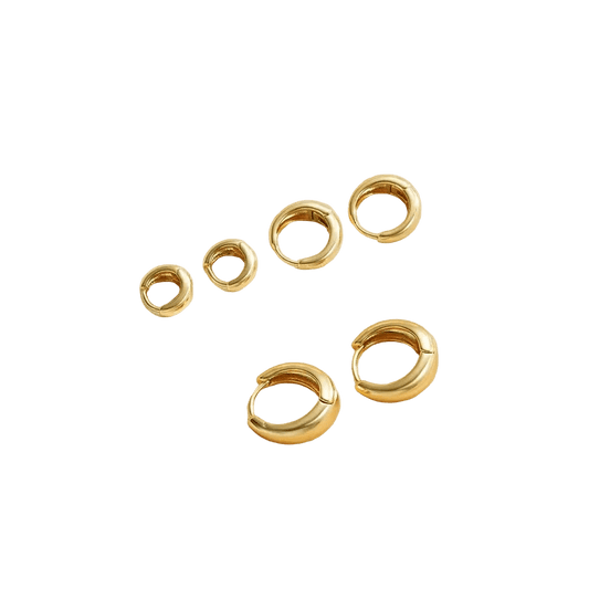 Boucles d'oreilles Huggie minimalistes