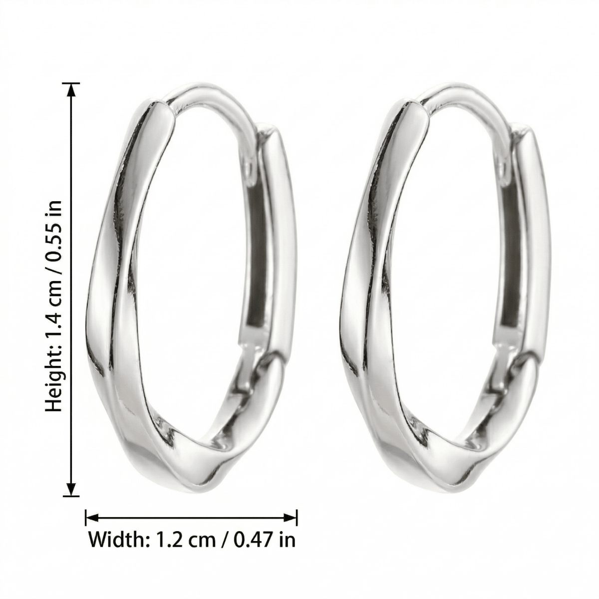 Boucles d'oreilles Inlay Rondes Argent Massif
