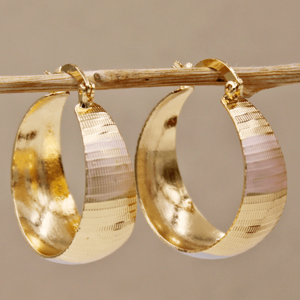 Boucles d'oreilles Or Luxe Sophistiquées