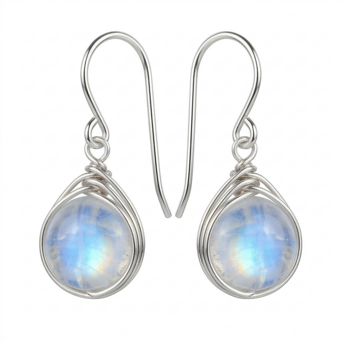 Boucles d'oreilles Pierre de Lune Intemporelles