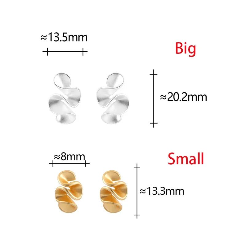 Boucles d'oreilles Puces Fleurs Argent Massif Or 18K