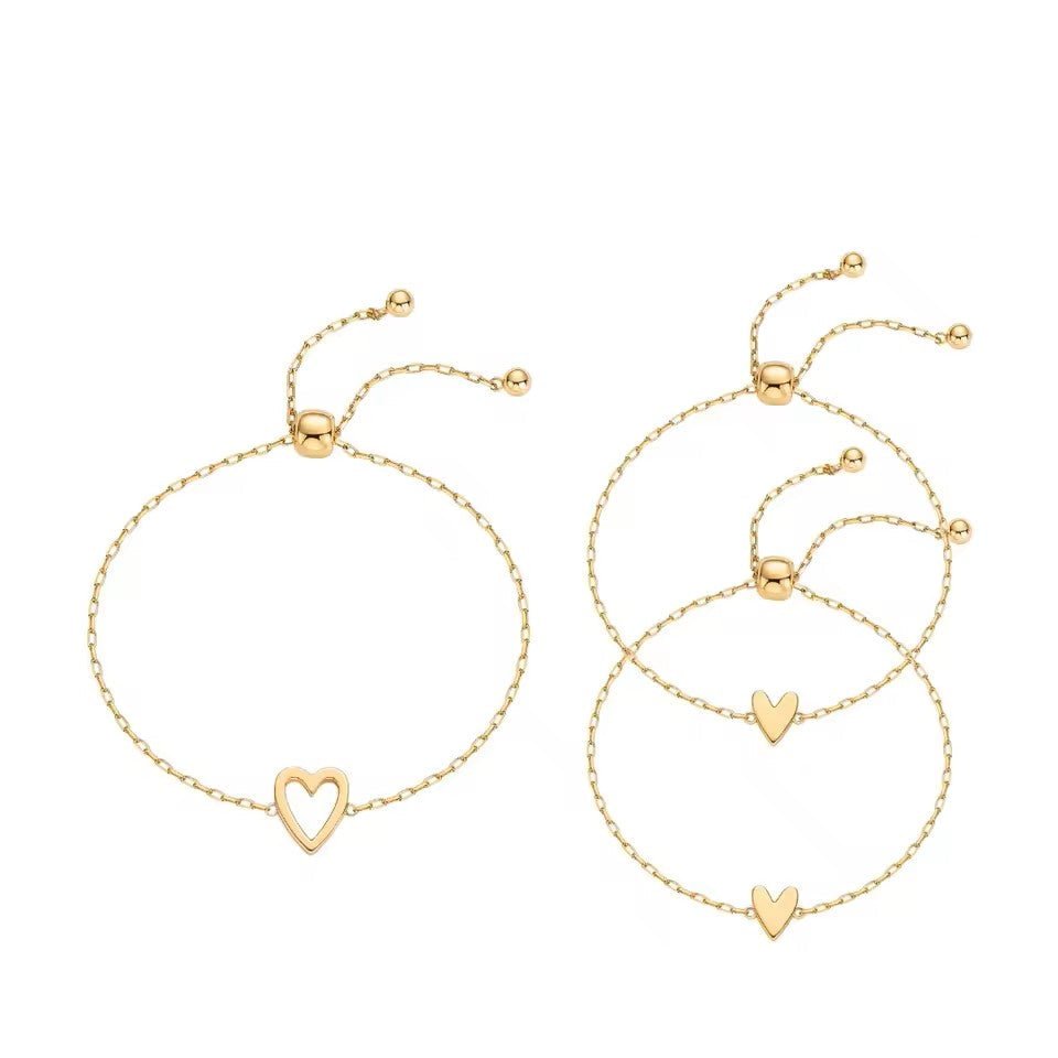 Bracelet Cœurs pour maman & fille