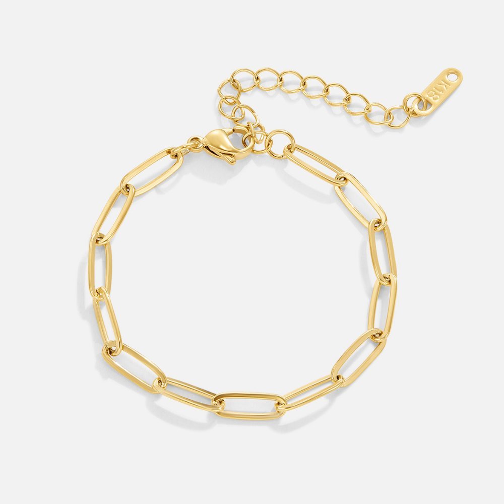 Bracelet doré à clips