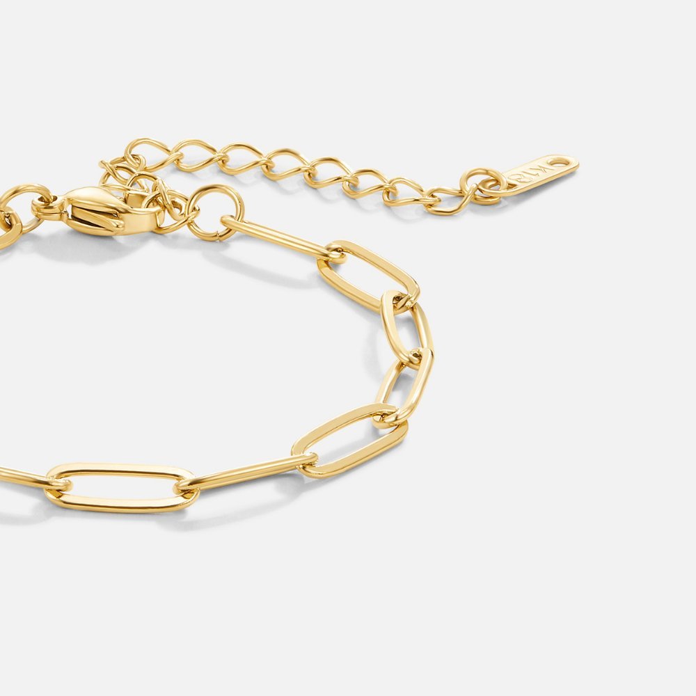 Bracelet doré à clips