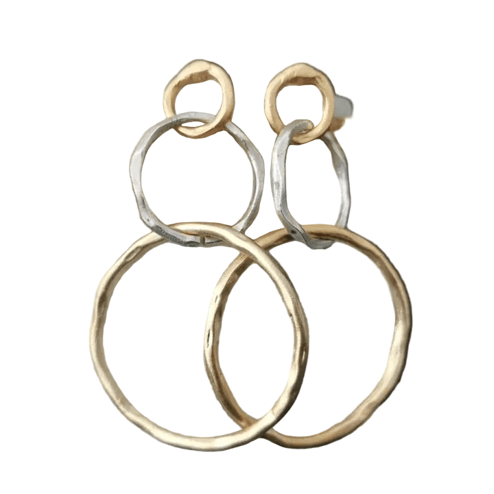 Créoles Or et Argent Vintage