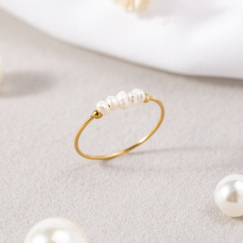 Grace - Bague perles d'eau douce