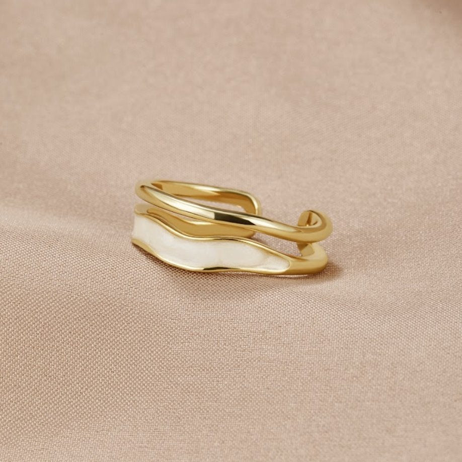 Hoffnung - Bague superposée