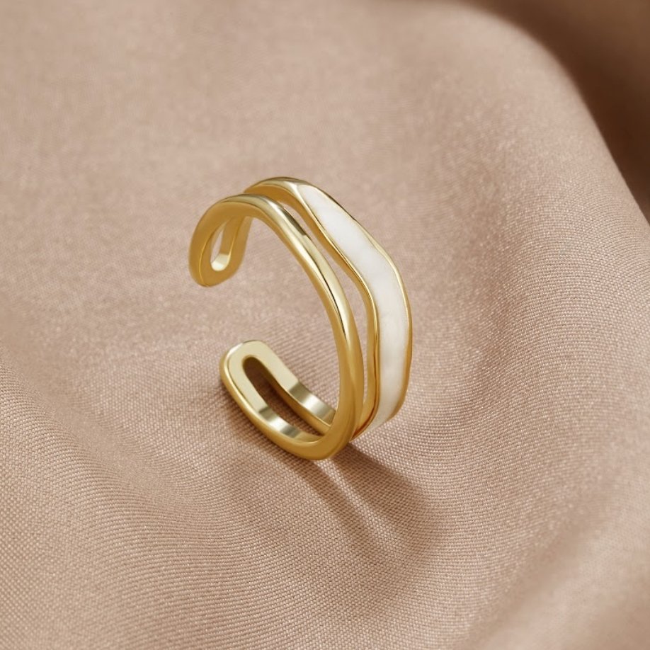 Hoffnung - Bague superposée