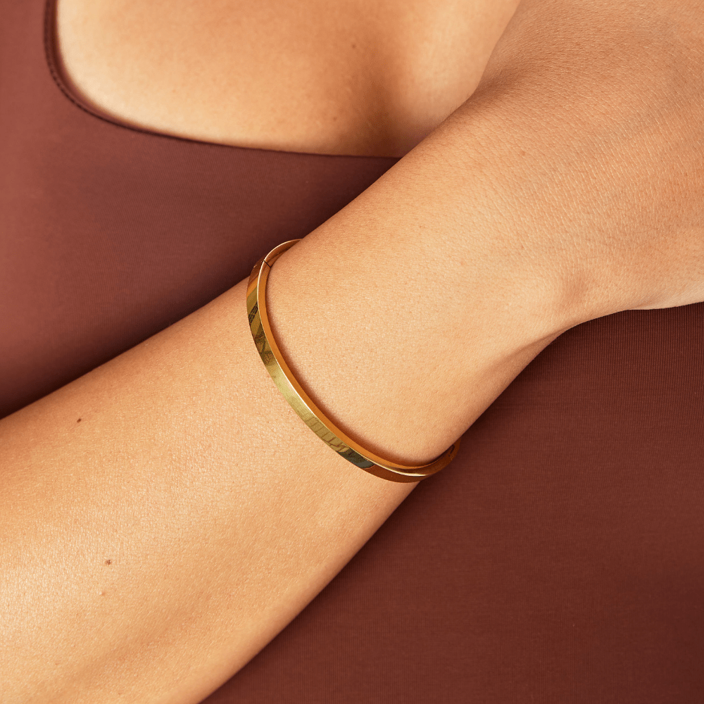 Lily Bracelet jonc doré