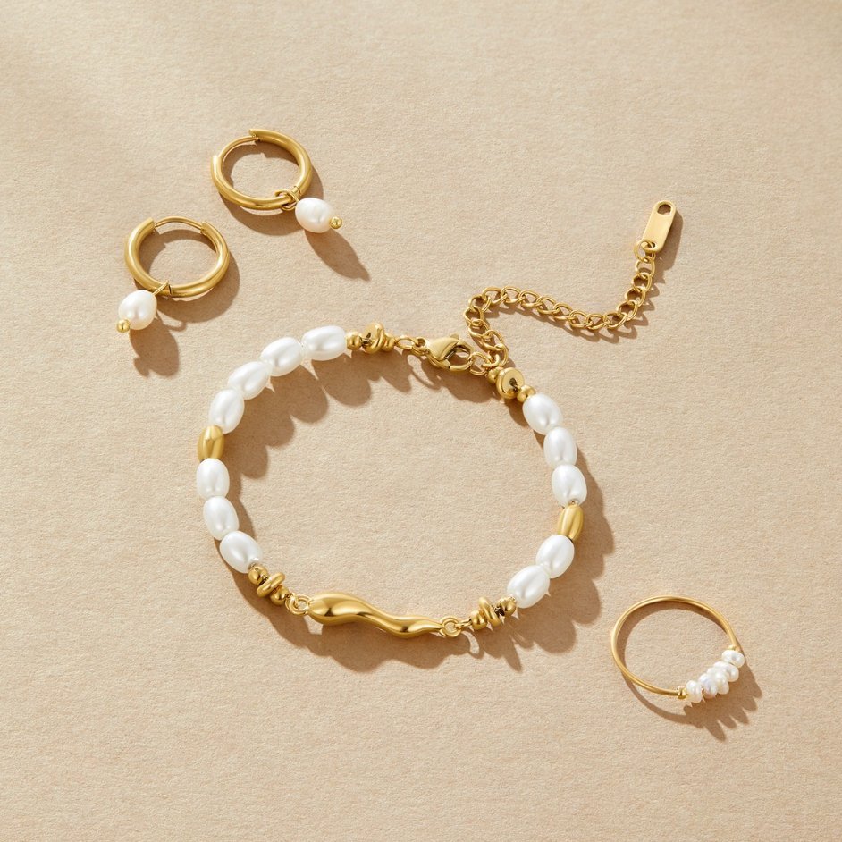 Lov Bracelet perles d'eau douce