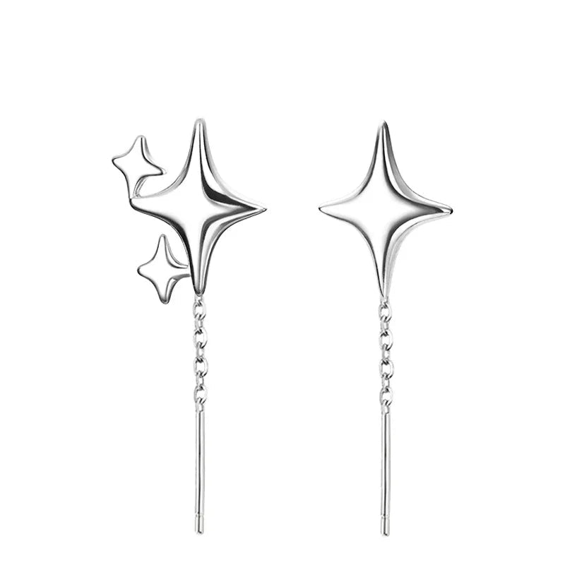 Magnifique boucle d'oreille en forme d'étoile