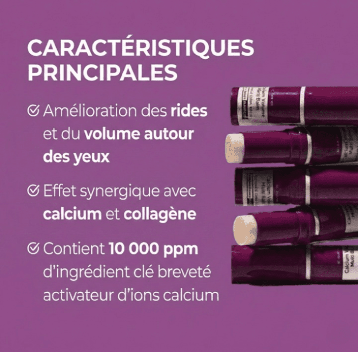 Multi-baume Coréen Calcium™ Le secret K-Beauty pour effacer les yeux fatigués en 10 secondes